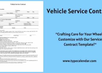 15+ Free Printable Vehicle Service Contract Letter [PDF]