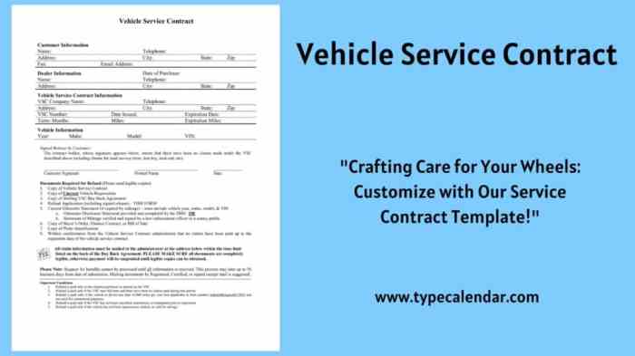 15+ Free Printable Vehicle Service Contract Letter [PDF]