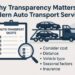 Why Transparency Matters in Modern Auto Transport Services